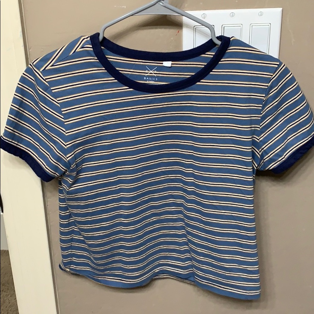 Striped Crop Top